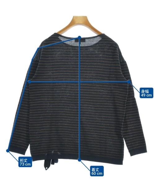 SCAPA（スキャパ）Tシャツ・カットソー 紺 サイズ:38(M位) レディース/2200714354132