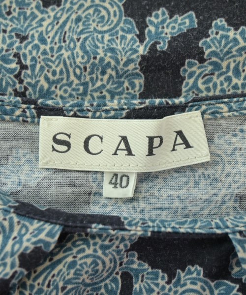 SCAPA（スキャパ）Tシャツ・カットソー 黒 サイズ:40(M位) レディース/2200714354156