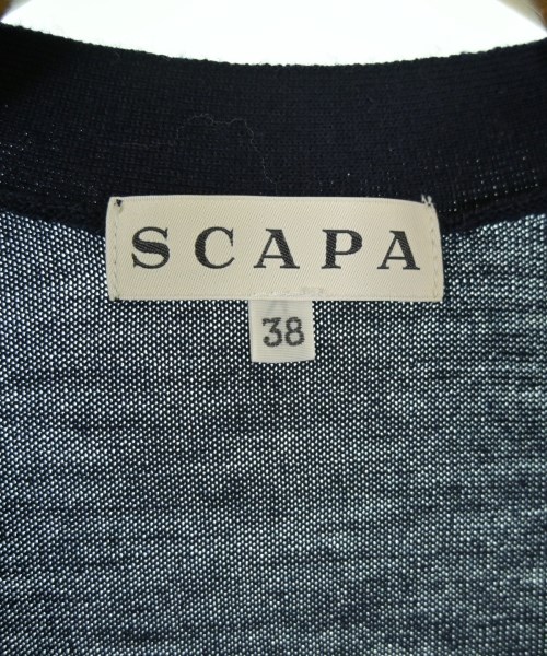 SCAPA（スキャパ）カーディガン 紺 サイズ:38(M位) レディース/2200714354187