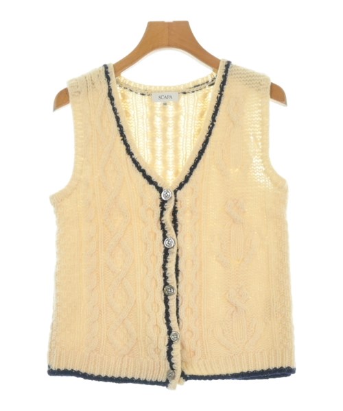 SCAPA(スキャパ)ベスト ベージュ サイズ:38(M位)/2200654125069