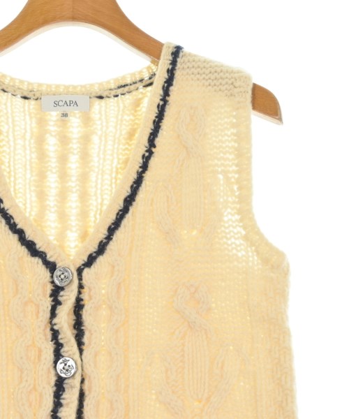 SCAPA（スキャパ）ベスト ベージュ サイズ:38(M位) レディース/2200654125069