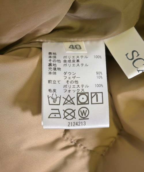 SCAPA（スキャパ）ダウンコート ベージュ サイズ:40(M位) レディース/2200734453167