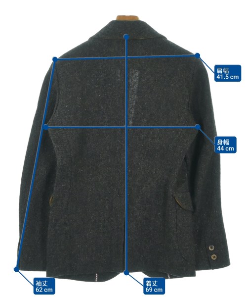 ELEPHANT BLANC（エレファントブラン）テーラードジャケット グレー サイズ:46(M位) メンズ/2200670298228