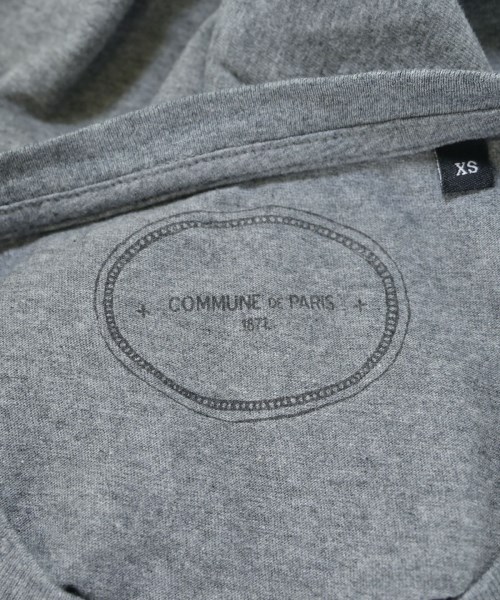 COMMUNE DE PARIS（コミューン　ド　パリ）Tシャツ・カットソー グレー サイズ:XS メンズ/2200627521775