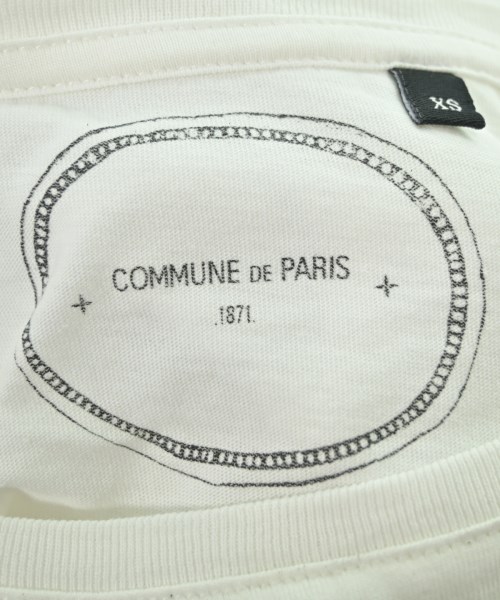 COMMUNE DE PARIS（コミューン　ド　パリ）Tシャツ・カットソー 白 サイズ:XS メンズ/2200625280070