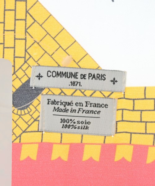 COMMUNE DE PARIS（コミューン　ド　パリ）バンダナ・スカーフ 白 サイズ:- レディース/2200702332487