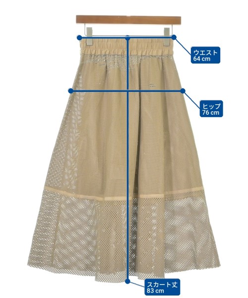 PalinkA（パリンカ）ロング・マキシ丈スカート ベージュ サイズ:36(S位) レディース/2200725463069