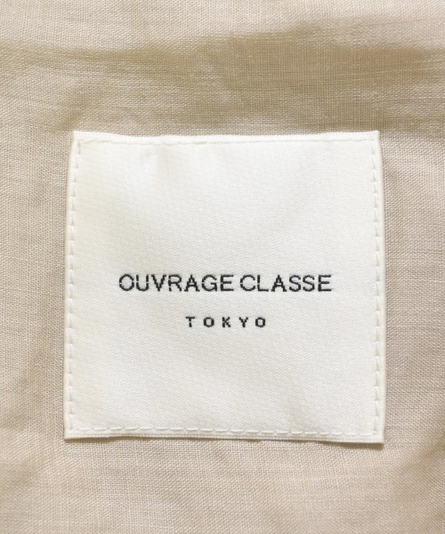 OUVRAGE CLASSE（ウヴラージュクラス）カジュアルシャツ ベージュ サイズ:F レディース/2200712237055