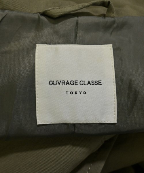 OUVRAGE CLASSE（ウヴラージュクラス）トレンチコート カーキ サイズ:F レディース/2200700790012