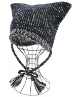 IKUMI（イクミ）ニットキャップ・ビーニー 黒 サイズ:- レディース/2200669528015