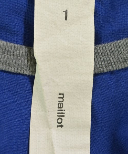 maillot（マイヨ）Tシャツ・カットソー 青 サイズ:1(S位) メンズ/2200599573130