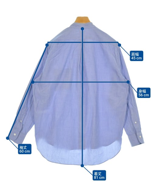 maillot（マイヨ）カジュアルシャツ 青 サイズ:3(L位) メンズ/2200662153023