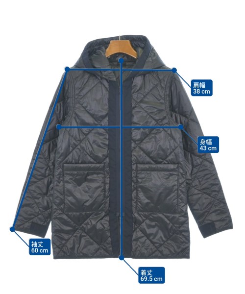 maillot（マイヨ）ダウンコート 紺 サイズ:0(XS位) レディース/2200618934010