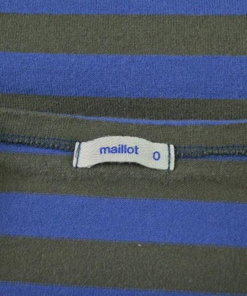 maillot（マイヨ）Tシャツ・カットソー 青 サイズ:0(XS位) レディース/2200686422099