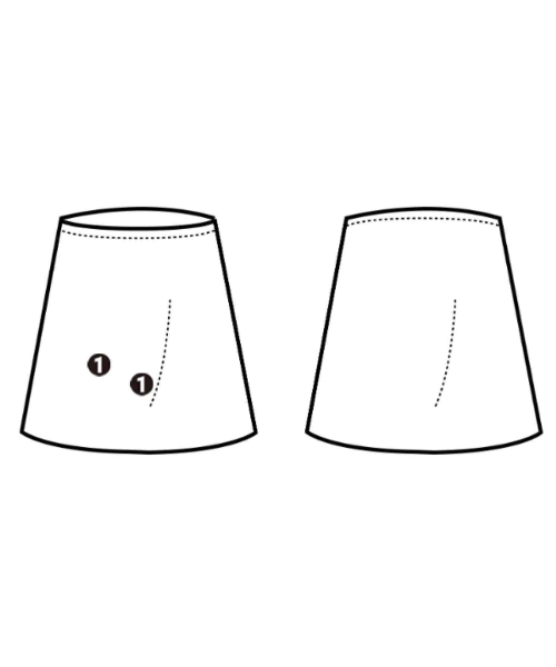 Decade BEIGE（ディケイドベイジ）ひざ丈スカート ベージュ サイズ:-(M位) レディース/2200622616087