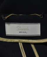 Decade BEIGE（ディケイドベイジ）ノーカラージャケット 紺 サイズ:2(M位) レディース/2200712480161
