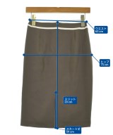 Decade BEIGE（ディケイドベイジ）ひざ丈スカート 茶 サイズ:0(XS位) レディース/2200712480468
