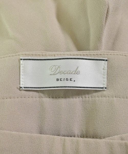 Decade BEIGE（ディケイドベイジ）その他 ベージュ サイズ:2(M位) レディース/2200637323086
