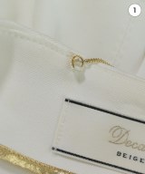 Decade BEIGE（ディケイドベイジ）ノーカラージャケット 白 サイズ:2(M位) レディース/2200681819016