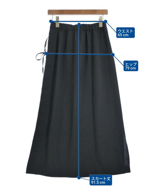 NERGY（ナージー）ロング・マキシ丈スカート 黒 サイズ:F レディース/2200646584027