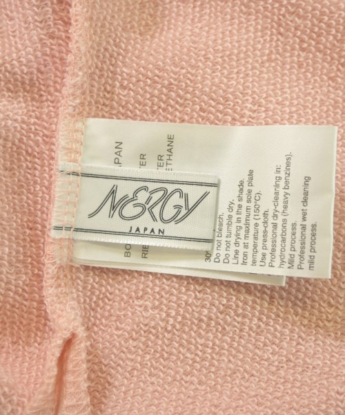 NERGY（ナージー）パーカー ピンク サイズ:F レディース/2200648939030