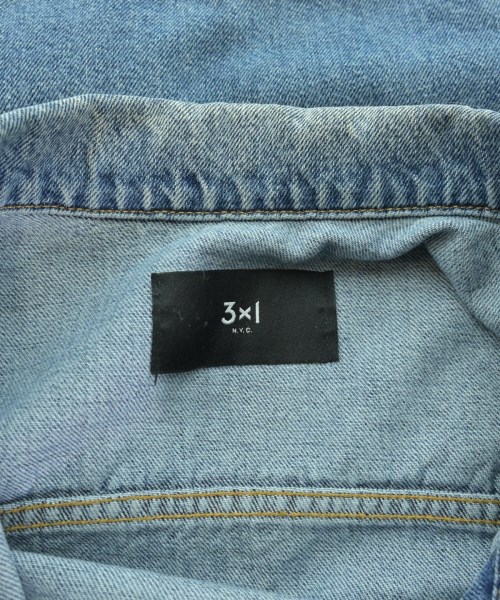 3×1（スリーバイワン）デニムジャケット 青 サイズ:S レディース/2200676211054