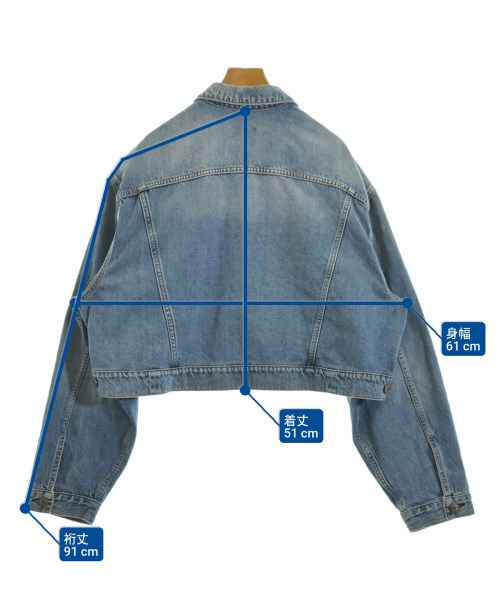 3×1（スリーバイワン）デニムジャケット 青 サイズ:S レディース/2200676211054