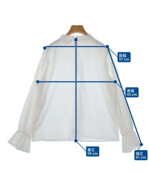 Andemiu（アンデミュウ）カジュアルシャツ 白 サイズ:F レディース/2200616818053