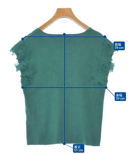 Andemiu（アンデミュウ）ニット・セーター 緑 サイズ:F レディース/2200630518038