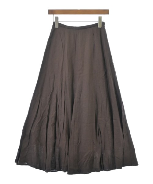 Andemiu(アンデミュウ)ロング・マキシ丈スカート 茶 サイズ:S/2200669586060