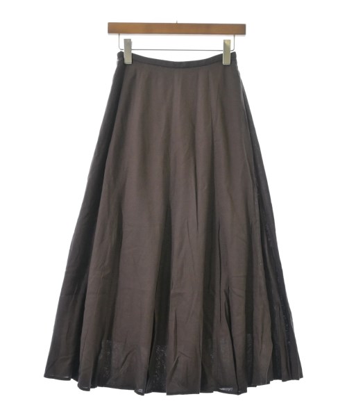 Andemiu（アンデミュウ）ロング・マキシ丈スカート 茶 サイズ:S レディース/2200669586060