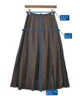 Andemiu（アンデミュウ）ロング・マキシ丈スカート 茶 サイズ:S レディース/2200669586060