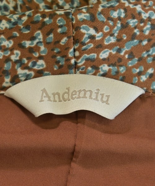 Andemiu（アンデミュウ）ワンピース 茶 サイズ:F レディース/2200674073074