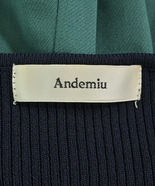 Andemiu（アンデミュウ）ワンピース 紺 サイズ:F レディース/2200674428072