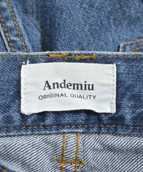 Andemiu（アンデミュウ）デニムパンツ 青 サイズ:S レディース/2200694656097