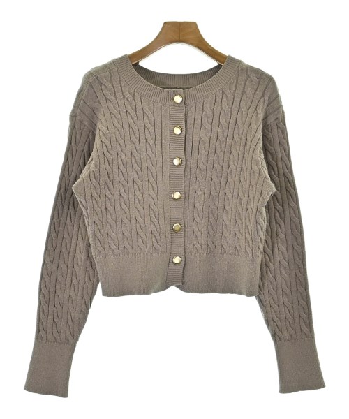Andemiu(アンデミュウ)カーディガン 茶 サイズ:F/2200647052112