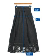 Andemiu（アンデミュウ）ロング・マキシ丈スカート 黒 サイズ:F レディース/2200635025029