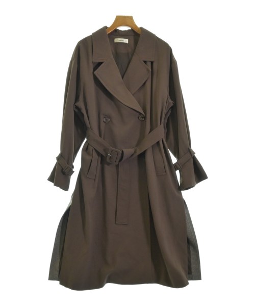 Andemiu(アンデミュウ)トレンチコート 茶 サイズ:F/2200651166072