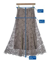 Andemiu（アンデミュウ）ロング・マキシ丈スカート 紫 サイズ:M レディース/2200652217032