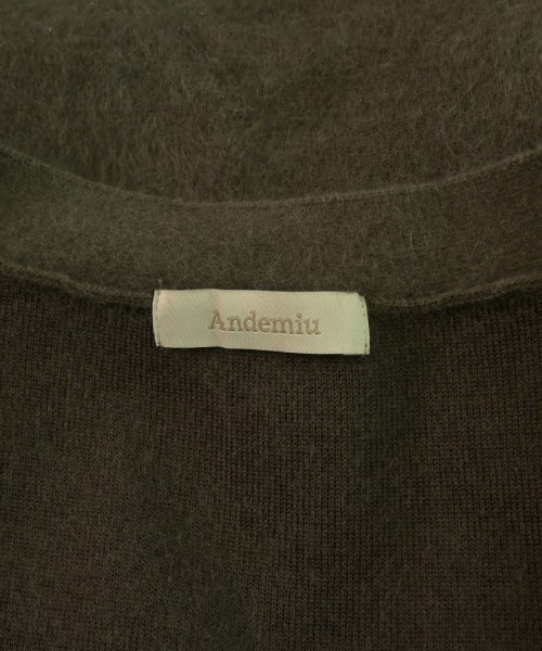 Andemiu（アンデミュウ）カーディガン 茶 サイズ:F レディース/2200654976050