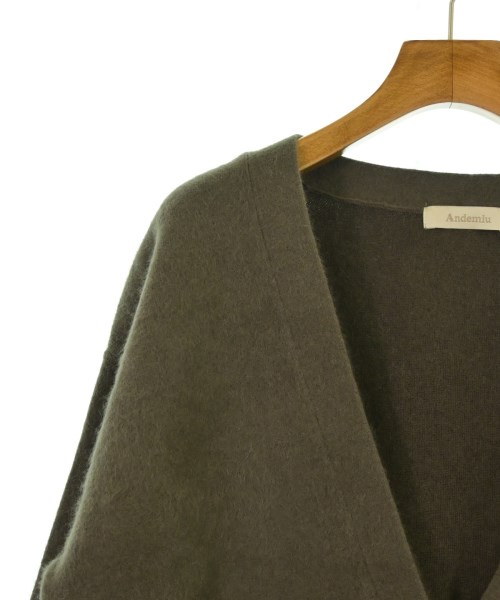 Andemiu（アンデミュウ）カーディガン 茶 サイズ:F レディース/2200654976050