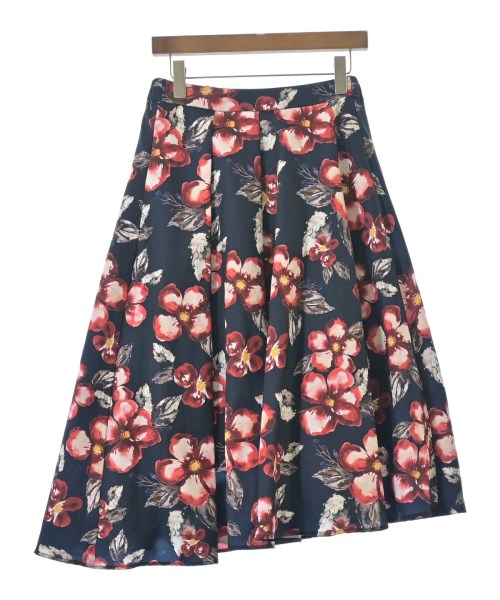 Andemiu(アンデミュウ)ロング・マキシ丈スカート 紺 サイズ:F/2200659883018