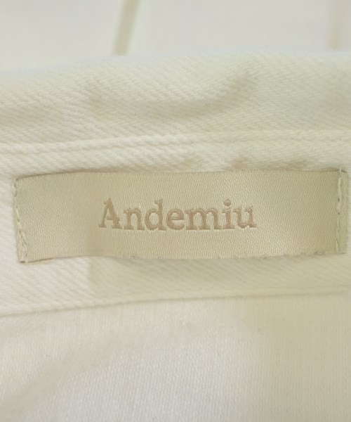 Andemiu（アンデミュウ）カジュアルシャツ 白 サイズ:F レディース/2200658443046