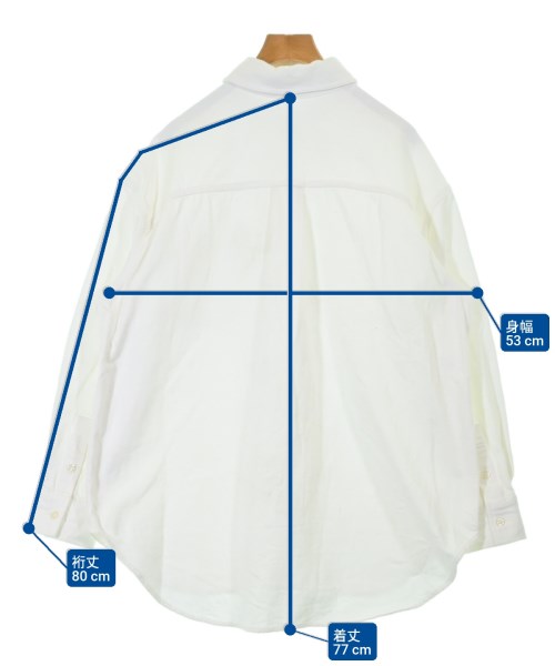 Andemiu（アンデミュウ）カジュアルシャツ 白 サイズ:F レディース/2200658443046