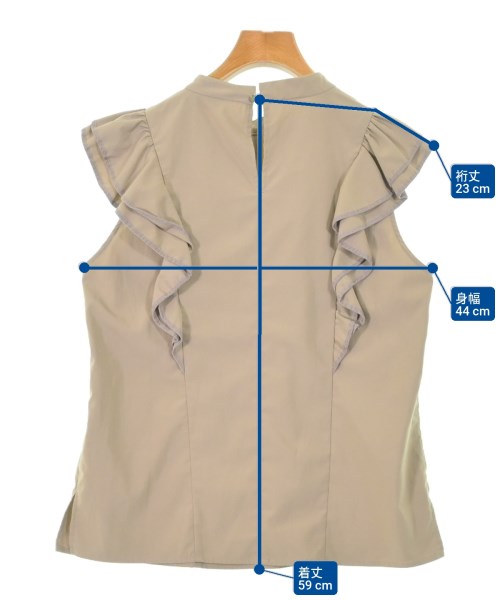 Andemiu（アンデミュウ）ブラウス ベージュ サイズ:F レディース/2200658744037