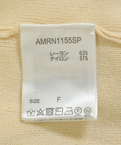 Andemiu（アンデミュウ）ニット・セーター 黄 サイズ:F レディース/2200708824122