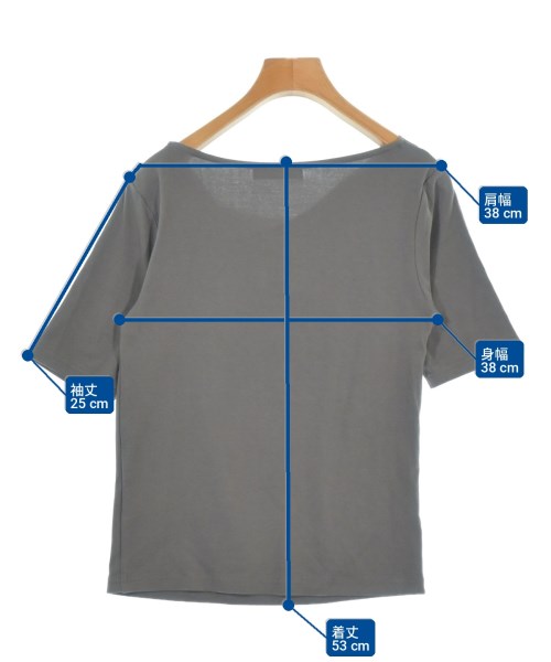 Andemiu（アンデミュウ）Tシャツ・カットソー グレー サイズ:F レディース/2200714747309