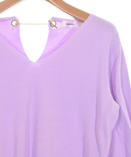 Andemiu（アンデミュウ）ニット・セーター 紫 サイズ:F レディース/2200653067025