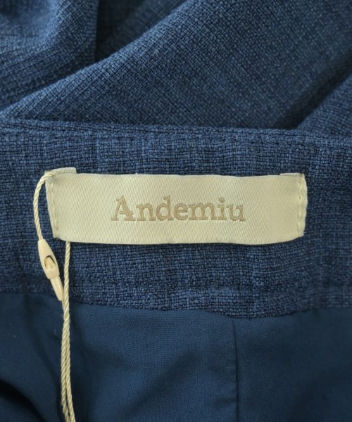 Andemiu（アンデミュウ）ロング・マキシ丈スカート 紺 サイズ:M レディース/2200707469010