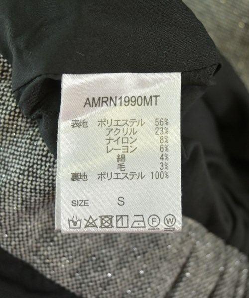 Andemiu（アンデミュウ）オールインワン/サロペット グレー サイズ:S レディース/2200707699011